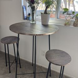 Table & Two stools (Dining set)
