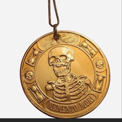 Memento Mori Pendant - 999 Fine Copper Amulet 