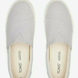 New Mens Shoes Toms Fenix Lunar Gray Whitish 10