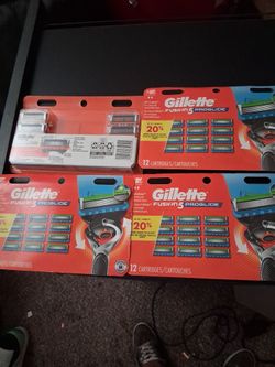 Gillette Fusion5 ProGlide Razor Blade Refills Bundle