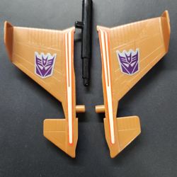 1984 Vintage Transformers Decepticon Dirge Both Wings And Toymissile