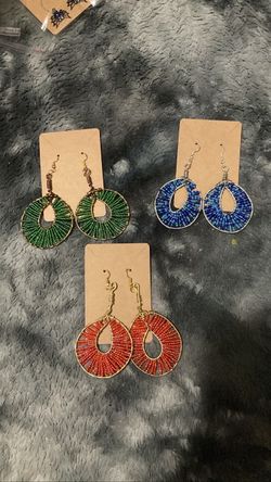 Handmade Wire Rapped Hoops
