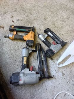 Lot of 3 Pneumatic Nail Guns