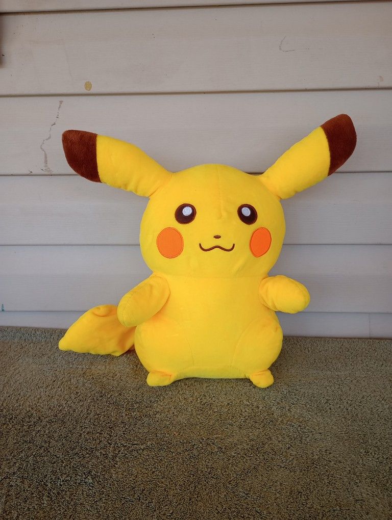 12” large pikachu stuffed animal