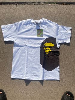 White bape tee