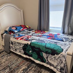 Twin size mattress and bed frame