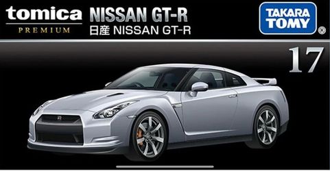 Brand new Tomica 1/64 Scale Model Car Nissan GT-R R35 Silver