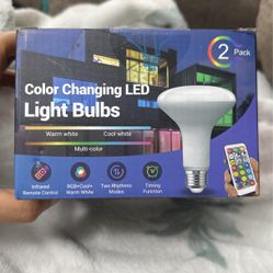 Color Changing Light Bulbs With Remote Control 