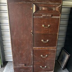 Free Antique Wardrobe Cabinet