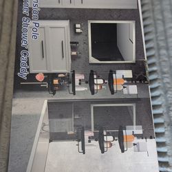 Tension Pole Corner Shower Caddy 