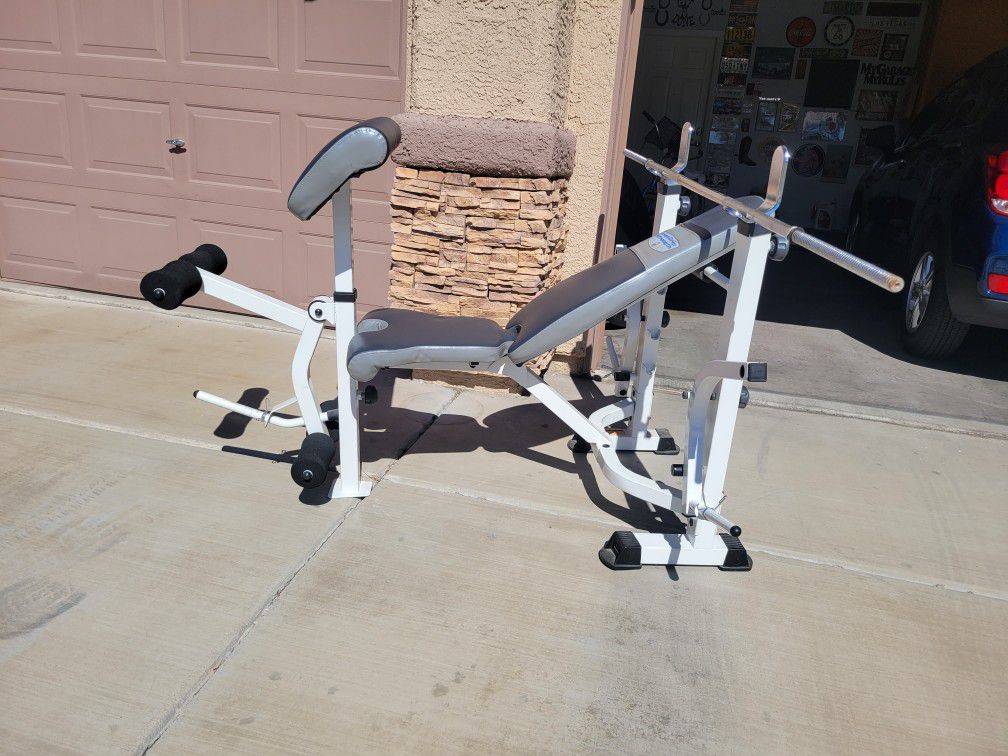 Workout Bench With Weights 