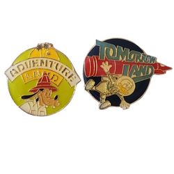 Vintage Disney Pins Goofy & Donald Duck 1985 30th Anniversary Set Of 2!! 