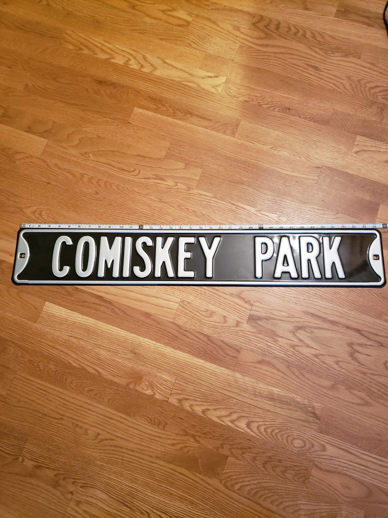 Authentic Comiskey Park Street Sign