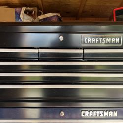 Black Craftsman Tool Box
