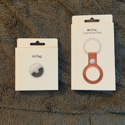 Apple Air Tag W/ Leather Casing