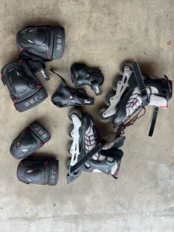Schwinn Rollerblades with pads