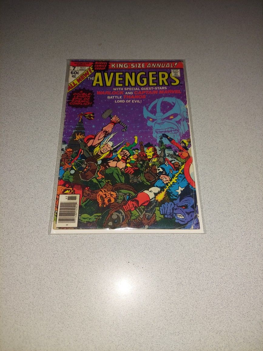 VINTAGE 1977 KING SIZE ANNUAL THE AVENGERS #7 COMIC