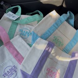 Mini Trader Joes Canvas Bags