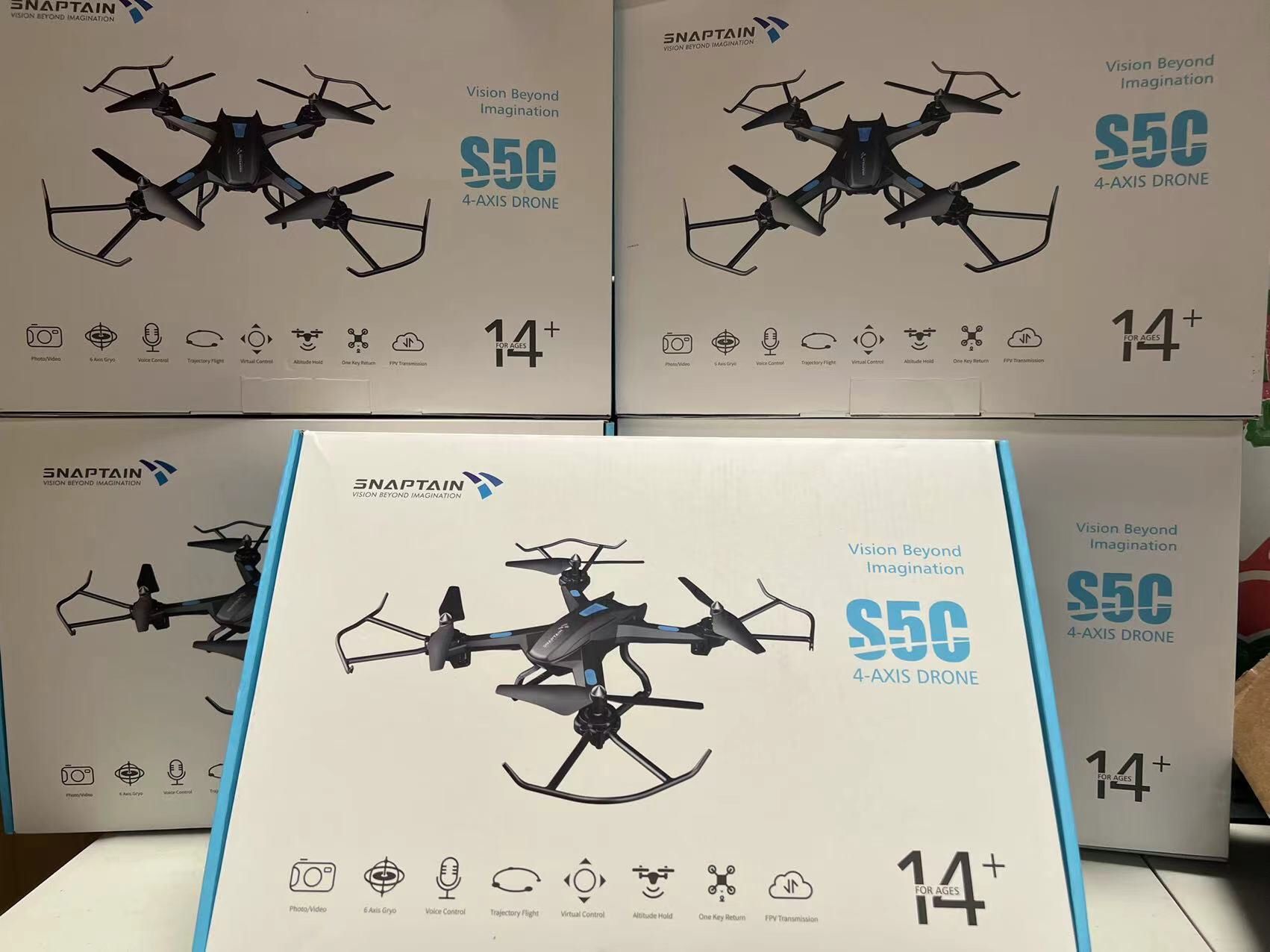 SNAPTAIN S5C WiFi FPV Drone 720P Full HD Camera Voice Control RC Quadcopter ✈USER-FRIENDLY✈ SNAPTAIN 720P drone is user-friendly. Simply press one bu