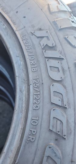 LT 275/70/18 Nitto Ridge Grabber 