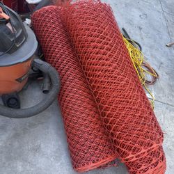 Orange Safety Barrier Fence 