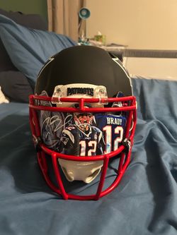 Tom Brady autographed authentic helmet