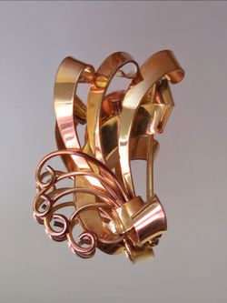 Vintage 12k GF Retro pin