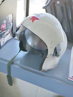 Air Force motorcycle helmet, good condition