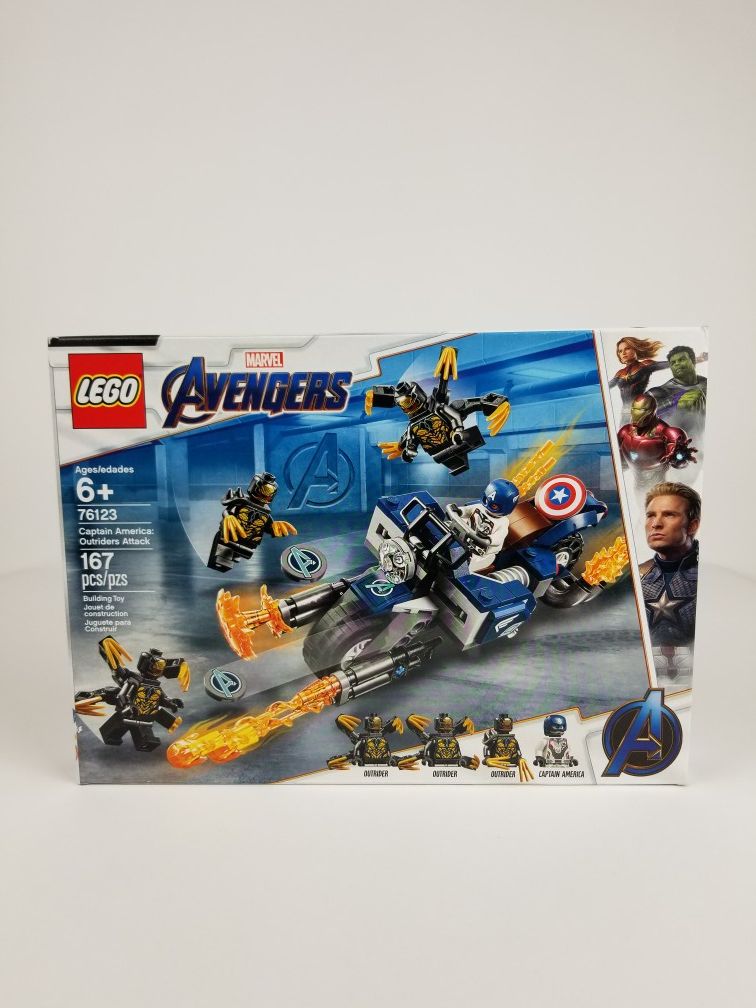 LEGO 76123 Marvel Avengers Captain America : Outriders Attack 167pcs New In Box