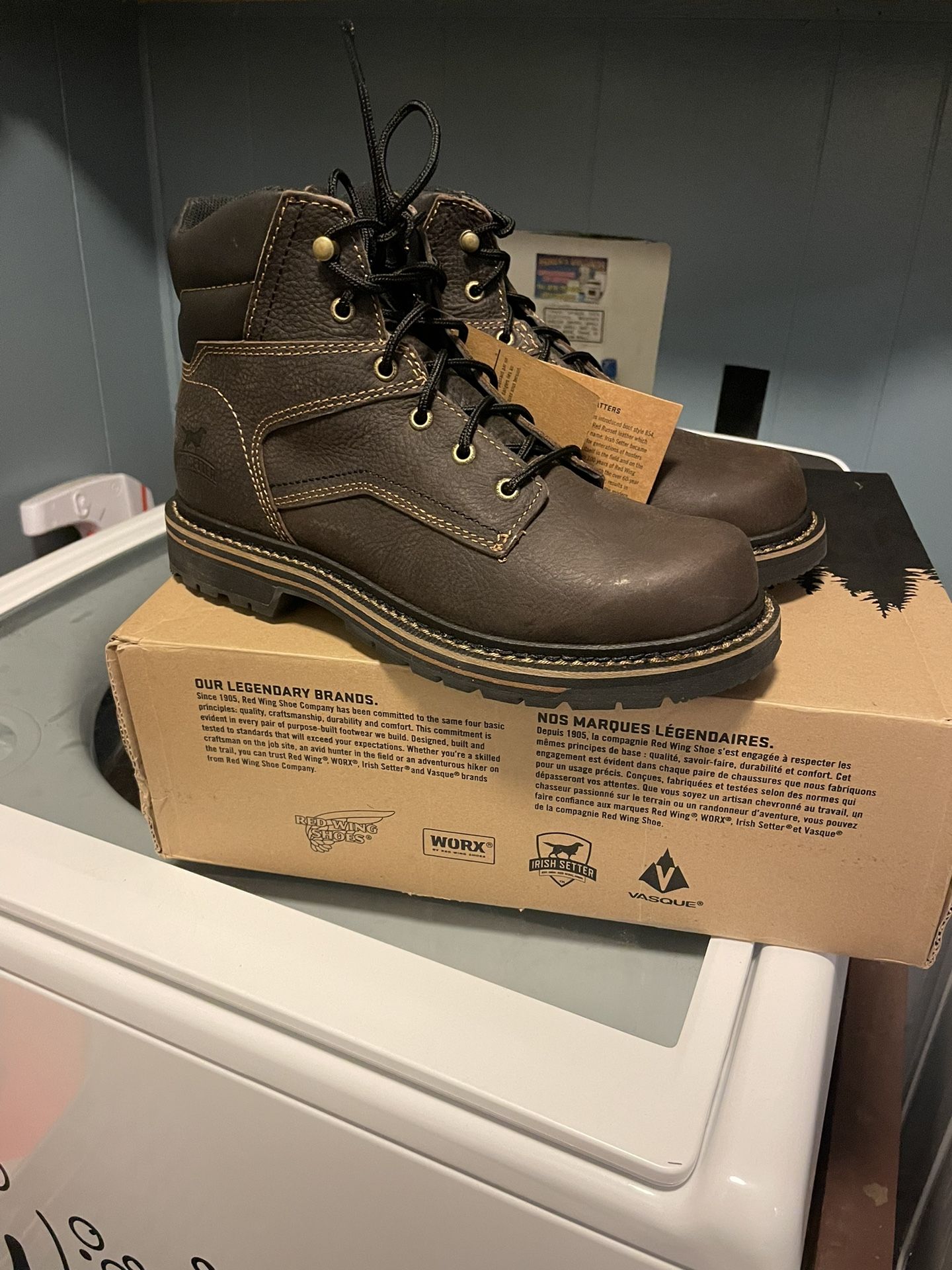 Red Wings Work Boots Soft Toe Size