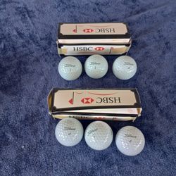 Golf Balls Titleist PTS So /Lo golf balls, 2 packs of 3