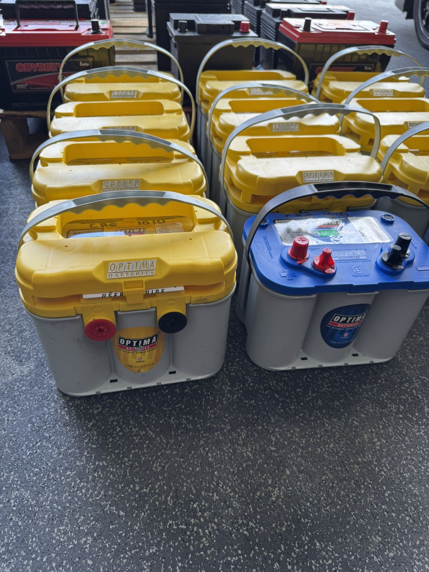 OPTIMA Batteries OPT8014-045 8014-045 D34/78 Yellow Top Dual Purpose car truck Battery. Bateria Para Carro o Camioneta Model 34 78 Universal with Top