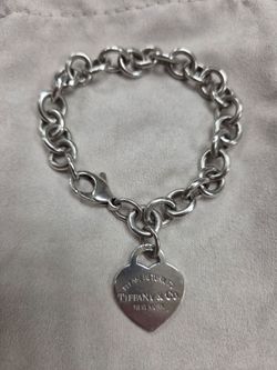 Authentic Tiffany & Co Heart Bracelet