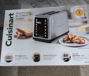 Cuisinart SimpliTouch XL Color Touchscreen 2-Slice Toaster