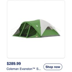 HUGE  COLMAN  TENT 12ft X 12ft CALLED  THE EVANSTON 8