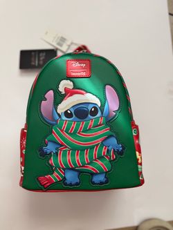 Loungefly Disney Stitch Christmas Mini Backpack
