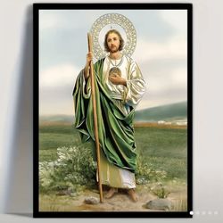 Saint Jude Diamond Painting Kits for Adults, 5D Diamond Art Kit