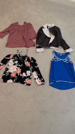 Xs and small blouses