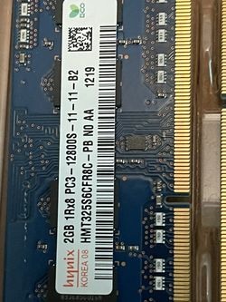 MACBOOK PRO RAM 2GB X 2 - Original Memory - Like New