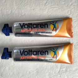 Voltaren Arthritis Pain Relief Gel, 1%, 5.29 oz (150 g.) 2 Tubes - New,Sealed