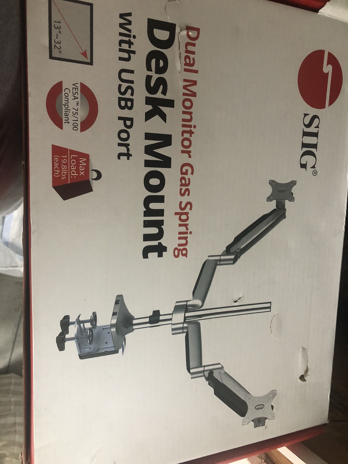 Dual Monitor Desk Mount