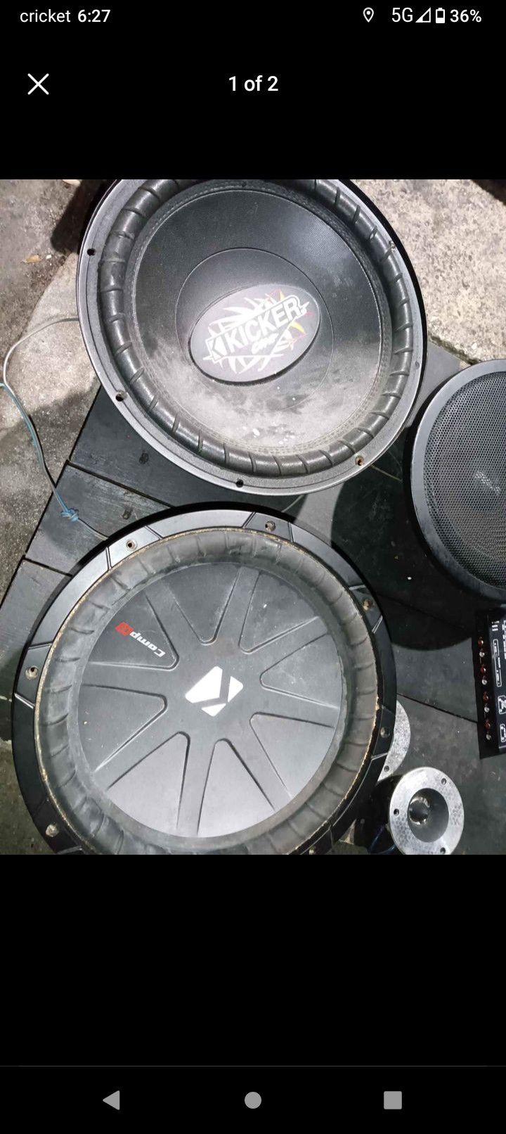Two Different 12" Subwoofers