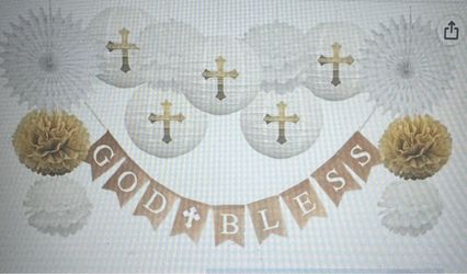 God Bless Party Decoration Set