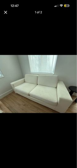 White couch