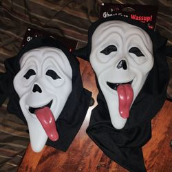 Ghost Face Wassup Mask