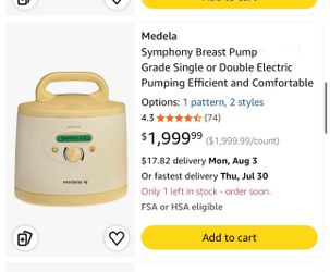 Medela pump
