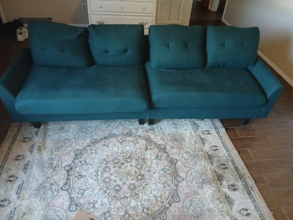 Emerald Green Sofa Couch