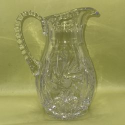 VTG Large Crystal Pitcher From Germany 
