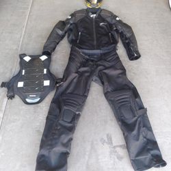 Riding Jacket Pants Vest Gloves 