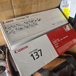 New CANON 137 printer Cartridge Black Toner
